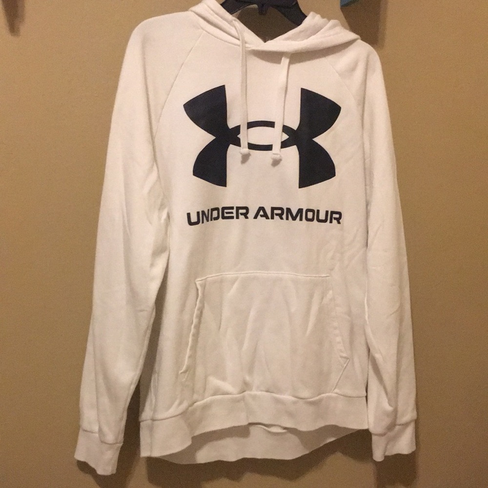 UNDER ARMOR WHITE HOODIE